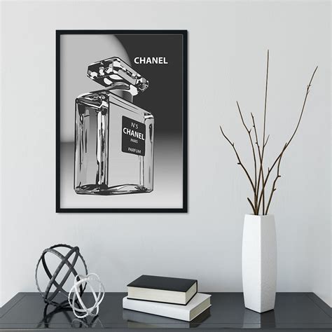 vintage chanel poster|black and white chanel poster.